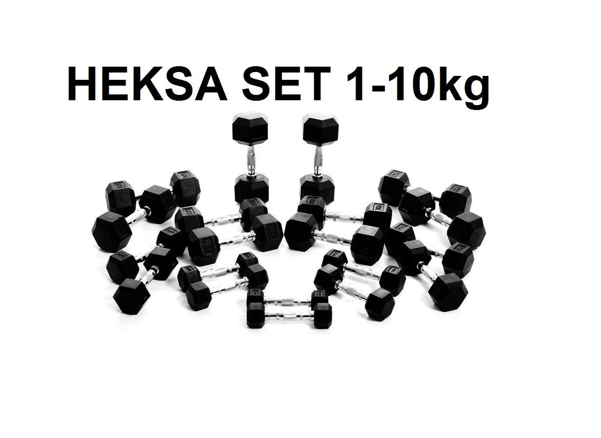 Set hexa bučica 1kg - 10kg u paru