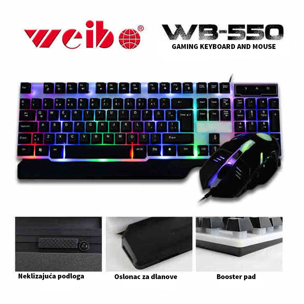 Svjetleća tastatura Weibo