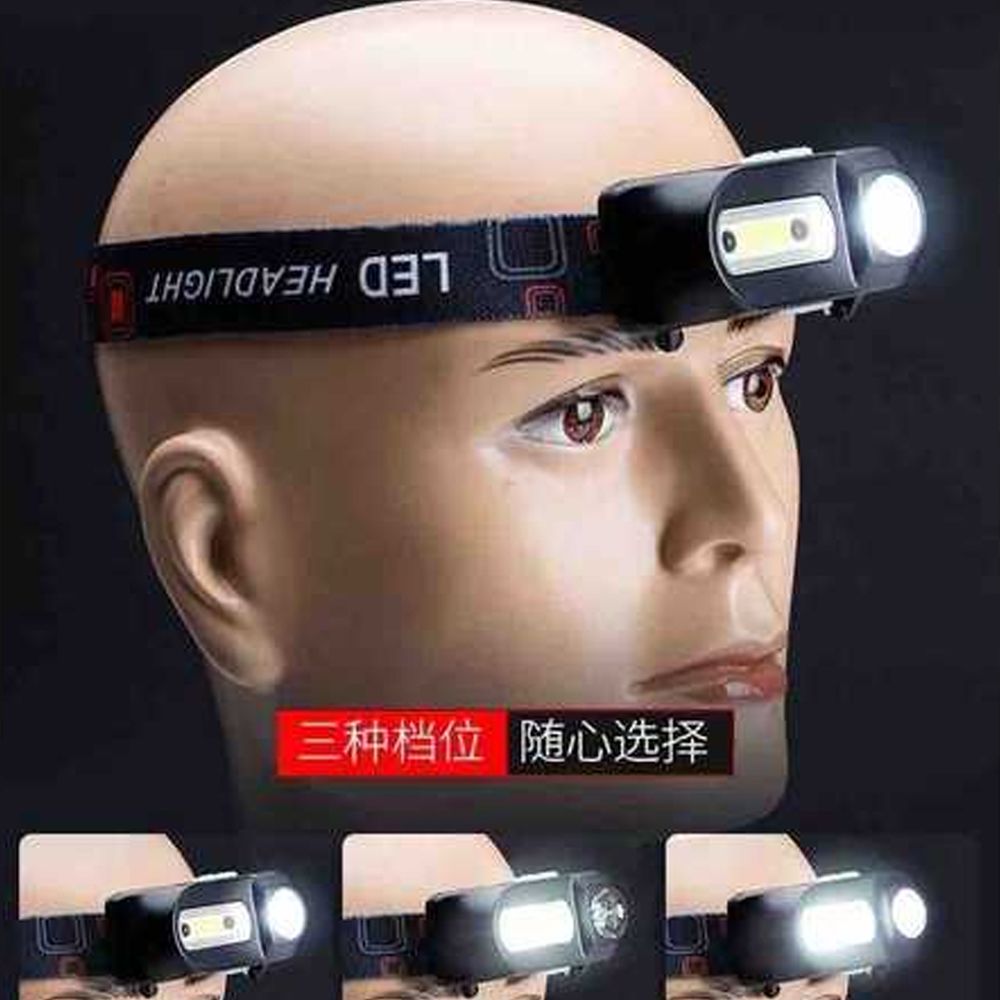 Lampa za glavu USB (XPE + COB)