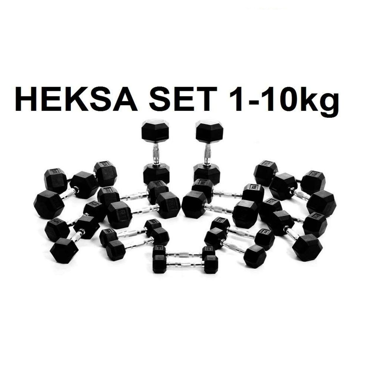 Set hexa bučica 1kg - 10kg u paru