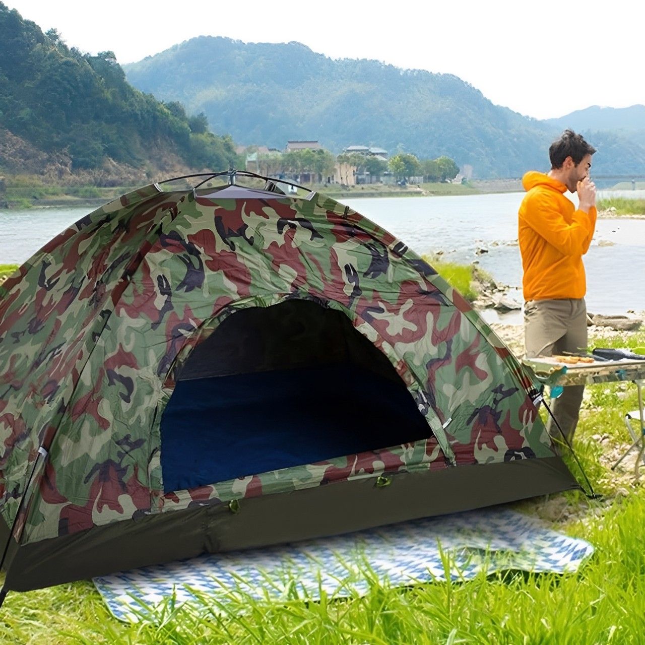 Šator za kampovanje za 3 osobe 2m x 1.5m x 1.1m