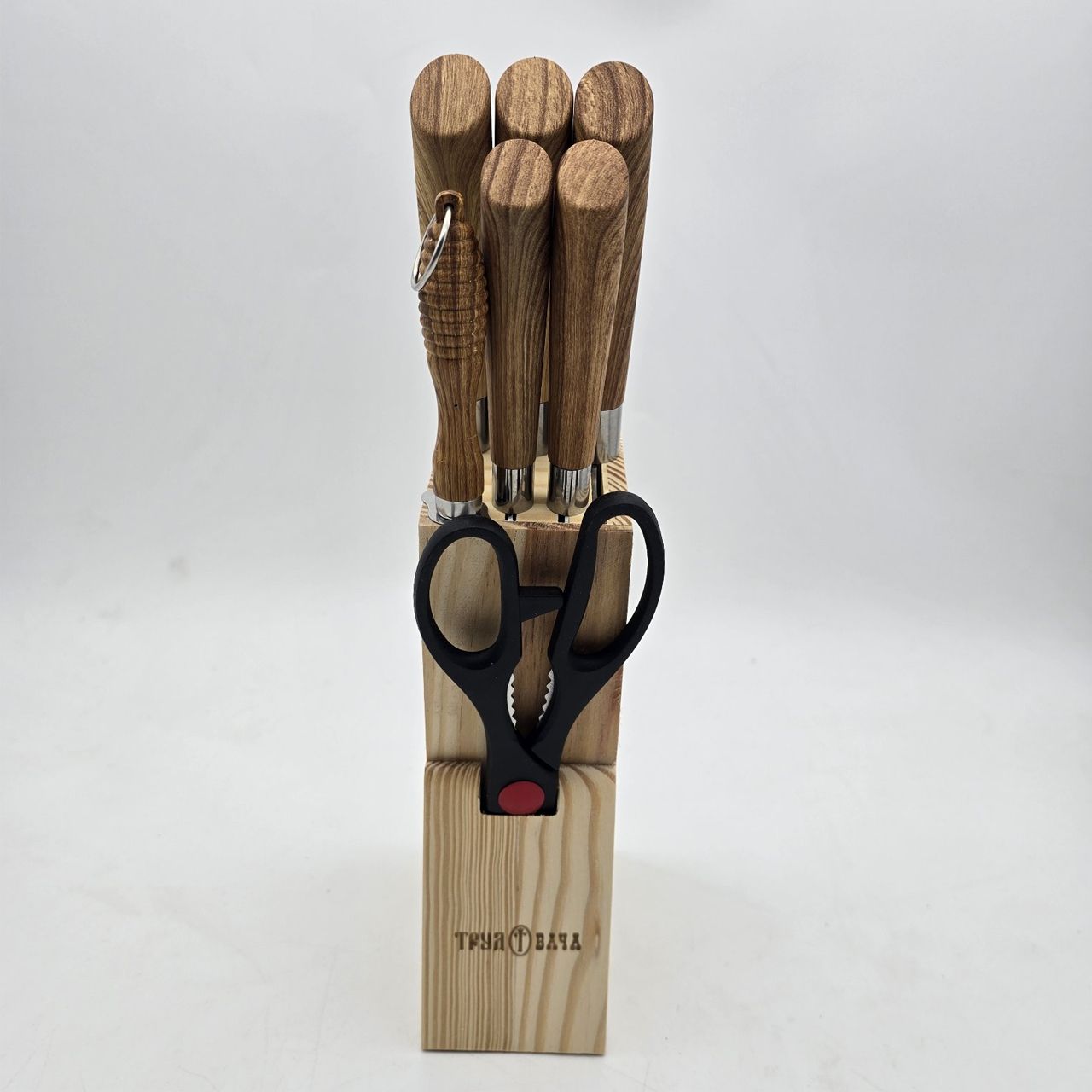 Set kuhinjskih noževa sa alatom i stalkom