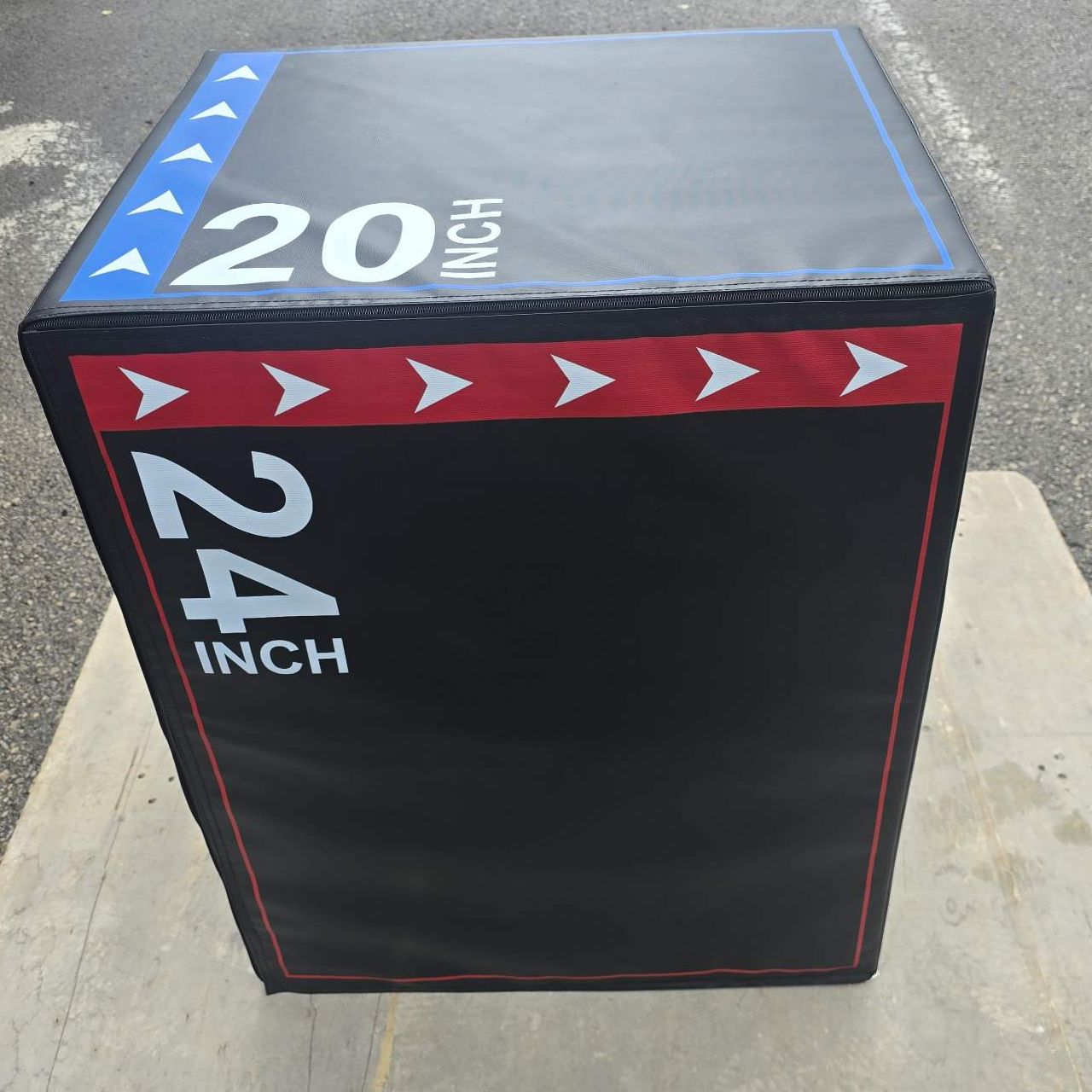 Plyo box 3u1, PVC 76 x 51 x 61cm