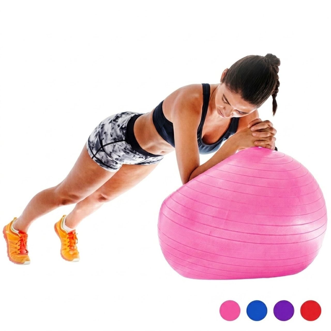 Pilates lopta 75cm s pumpom