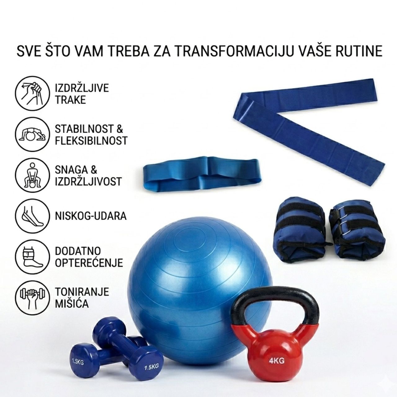 Set za vježbanje 6 u 1