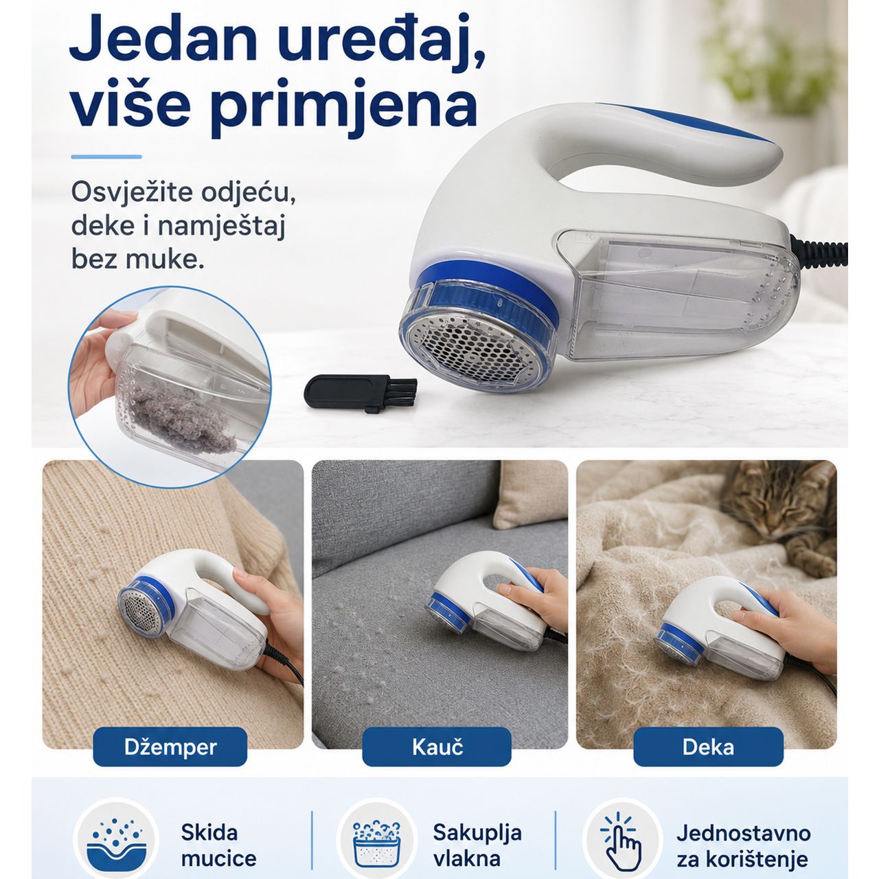 Čistač za odjeću čupko